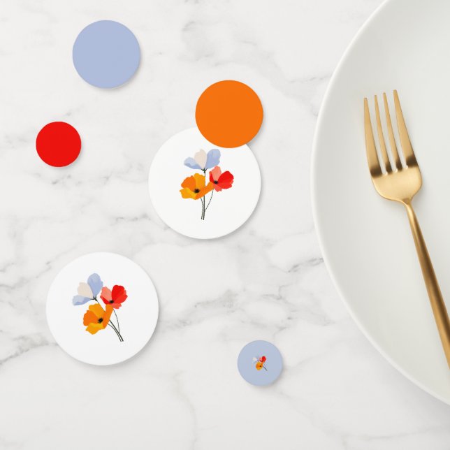 Confeti Disquetera negrita colorida (Grupo)