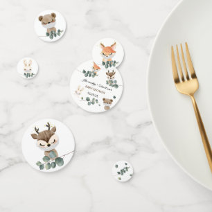 Confeti Distancia social de Woodland Baby Shower