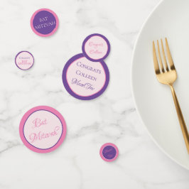 Confeti ¡Diversión! Personalizado Bat Mitzvah