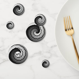 Confeti Doble espiral Yin Yang por Kenneth Yoncich