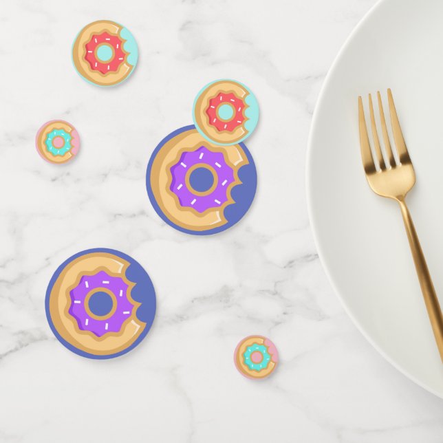 Confeti Donuts coloridos (Grupo)