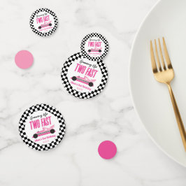 Confeti Dos Fiestas del segundo cumpleaños de Race Rápido 