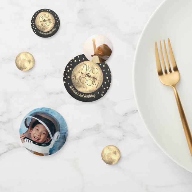 Confeti Dos fotos del Fiesta del Segundo Cumpleaños de la  (Grupo)