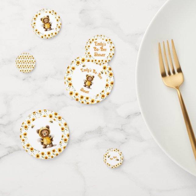 Confeti Ducha De Ba Bee De Abeja De Miel Cuta (Grupo)