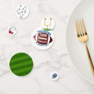 Confeti Ducha de bebé de fútbol americano