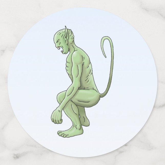 Confeti Duende Verde Grande (Reverso grande)