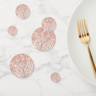 Confeti Dulce nupcial Purpurina de chispa rosada Rosa de d