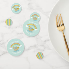 Confeti El Baby Shower Ark Boho de Noah