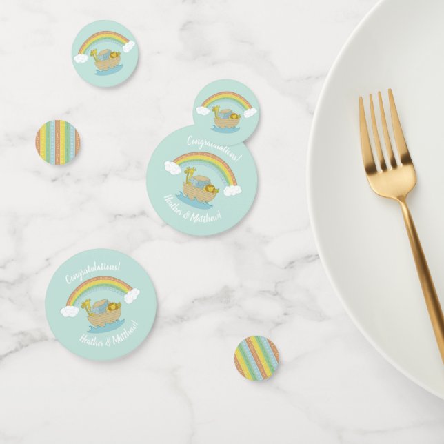 Confeti El Baby Shower Ark Boho de Noah (Grupo)