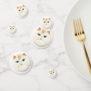 Confeti El gato persa inspirado en 3D