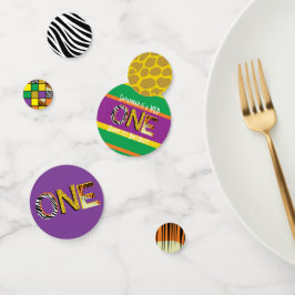 Confeti El salvaje un lindo Safari Primer tema del Fiesta