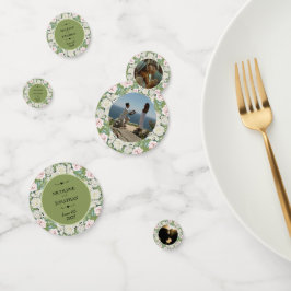 Confeti Elegante Boda de Abrazo Floral