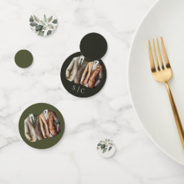 Confeti Elegante Boda gay, dos novios en traje