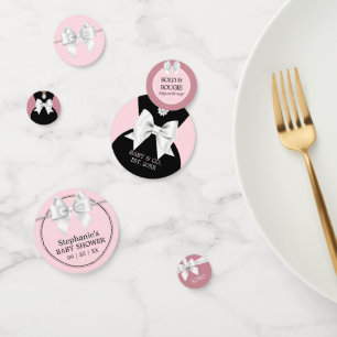Confeti Elegante de la etnia rosa Glam Tiffany Baby Shower