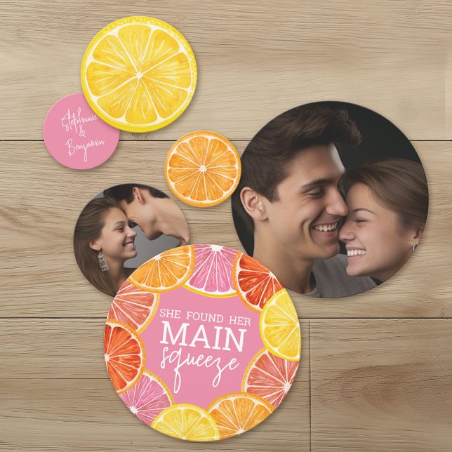 Confeti Ella Encontró Su Fiesta de Despedida de Soltera (Custom Party Confetti with Photos)