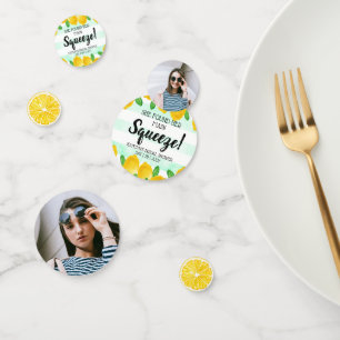 Confeti Ella Encontró Su Limonada Nupcial Fiesta de Desped