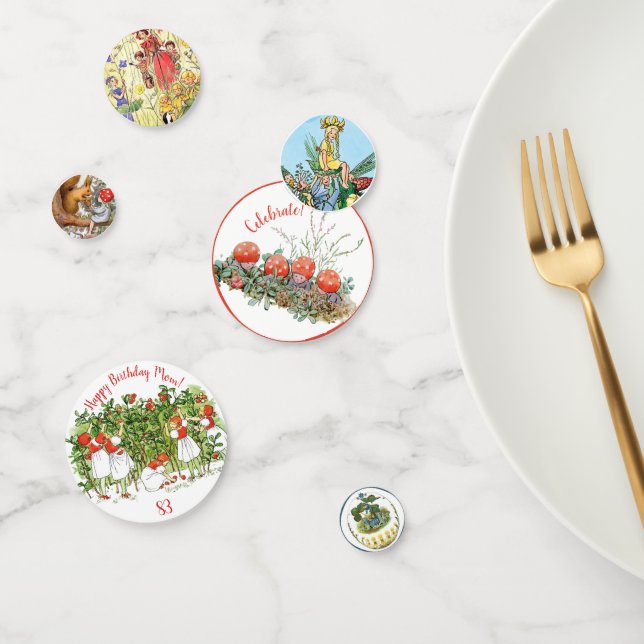 Confeti Elsa Beskow Chica Cute Strawberry (Grupo)