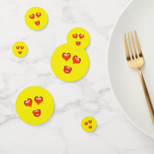 Confeti Emoji de amor