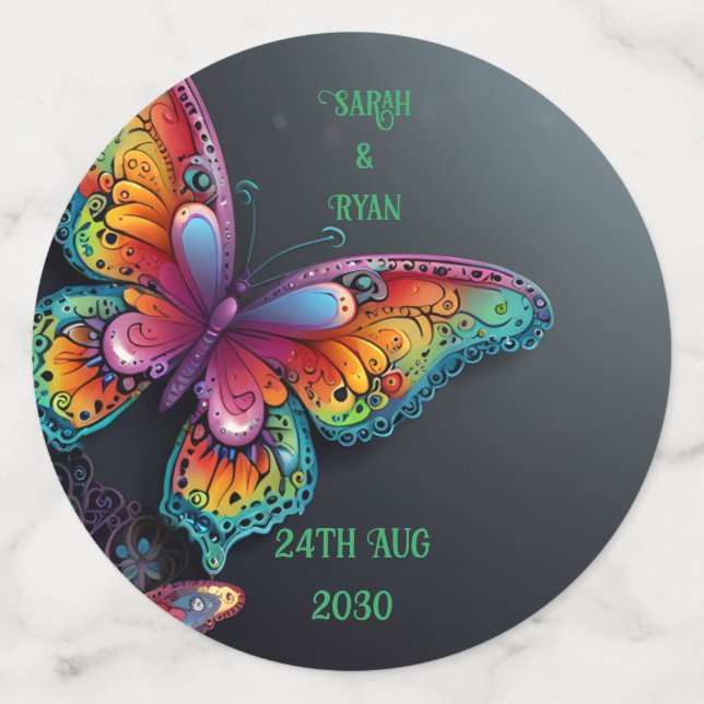 Confeti Encantadora colilla de mariposa (Anverso grande)