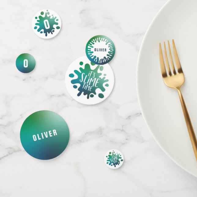 Confeti Es la fiesta de cumpleaños del arcoiris en tiempo  (Grupo)