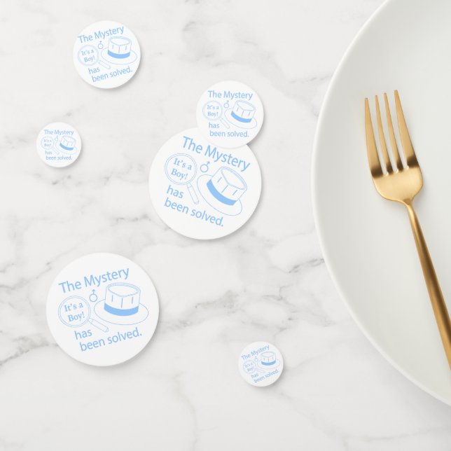 Confeti Es la revelación de género de un niño (Grupo)