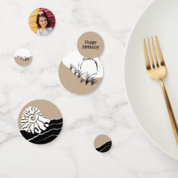 Confeti Es una fiesta de cumpleaños en la playa