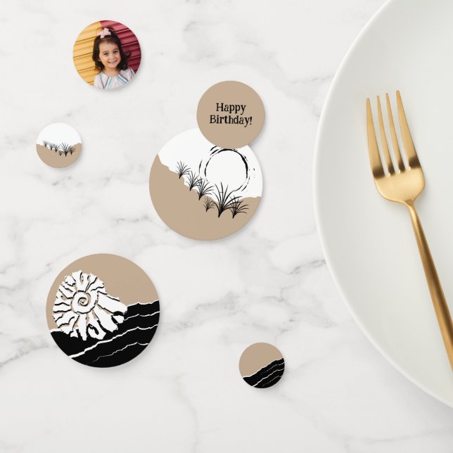 Confeti Es una fiesta de cumpleaños en la playa (Grupo)