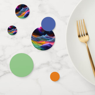 Confeti Escape del espacio de fantasía