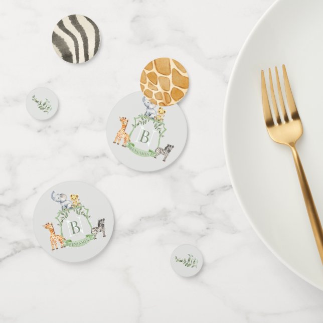 Confeti Escudo Safari (Grupo)