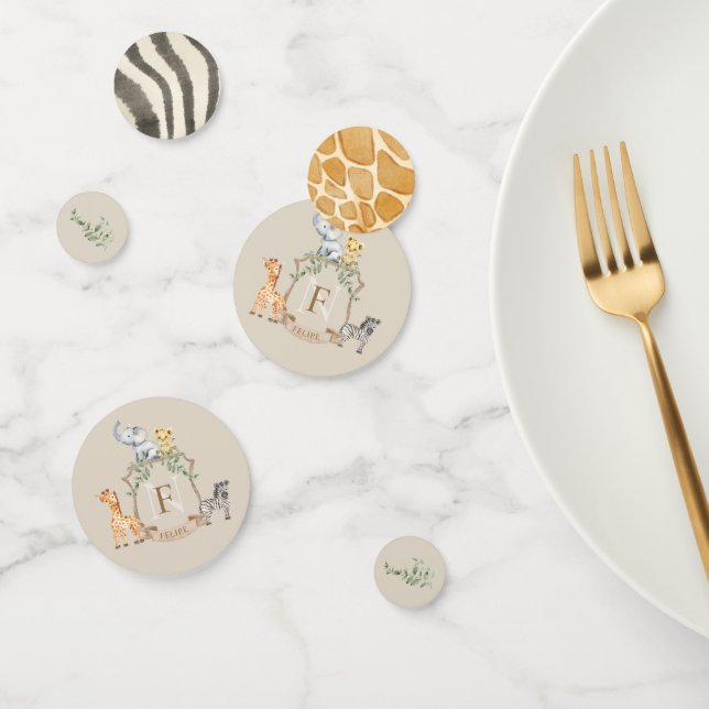 Confeti Escudo Safari (Grupo)