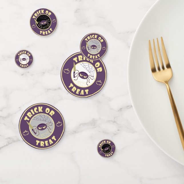 Confeti Estilo de araña halloween Starbucks (Grupo)