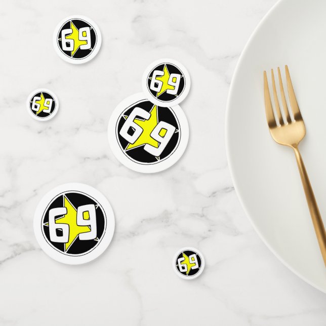 Confeti Estrella amarilla 69 (Grupo)