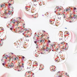 Confeti Fairy First Birthday Enchanted Floral Watercolor<br><div class="desc">Celebrate a magical milestone with our Enchanted Forest Fairycore Table Confetti, perfectly crafted for your little one's first birthday or any fairy-themed gathering. Each piece of confetti is adorned with an elegant watercolor floral texture, featuring whimsical mushrooms and floral motifs that echo the enchantment of a fairy-tale forest. This charming...</div>