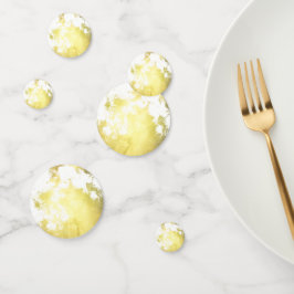 Confeti Fase dorada completa de la luna