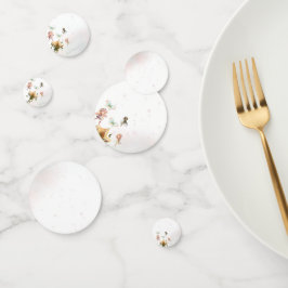 Confeti Fe y mesa de jardín de fantasía
