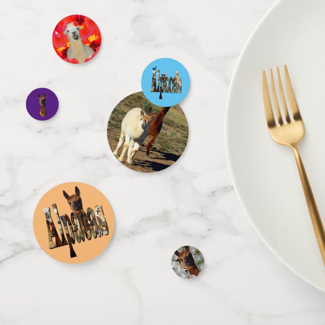 Confeti Felices Alpacas, (Grupo)