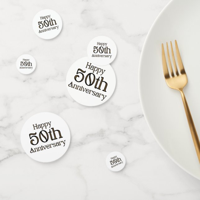 Confeti Feliz 50° aniversario (Grupo)
