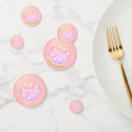 Confeti Feliz Cumpleaños Lucky Pink Clover