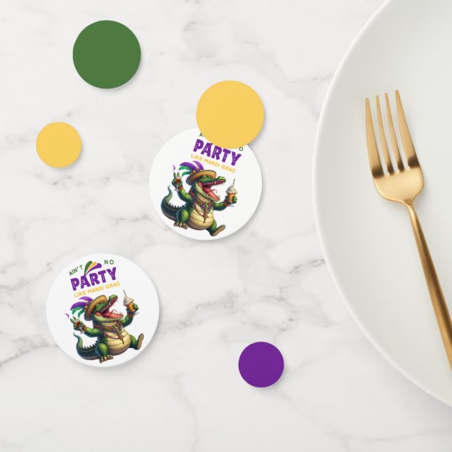 Confeti Feliz Mardi Gras (Grupo)