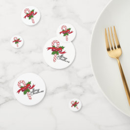 Confeti Feliz Navidad Candy Cane