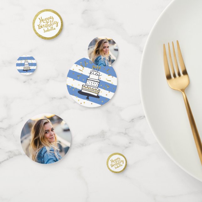 Confeti Festividad de la fiesta de cumpleaños de Black Gol (Grupo)