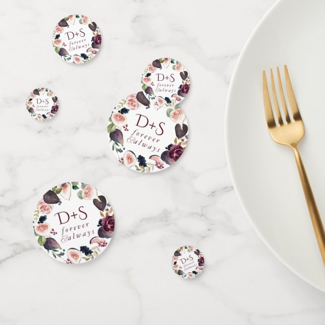 Confeti Fibras en Blogueo | Moody Rustic Monogram Wreath (Grupo)