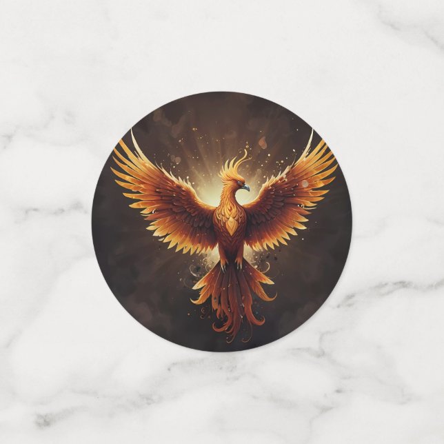 Confeti Fiery Phoenix Cushion (Anverso pequeño)