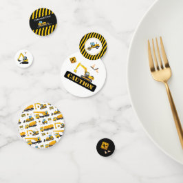 Confeti Fiesta De Construcción Cute Niños Camiones De Dump