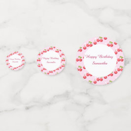 Confeti Fiesta de cumpleaños 1 Cute Cherry