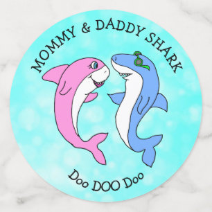 Confeti Fiesta de cumpleaños de la familia Baby Shark