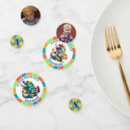 Confeti Fiesta de cumpleaños de un chico con temática dram