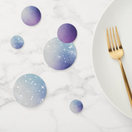 Confeti Fiesta de cumpleaños del espacio de galaxia