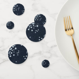 Confeti Fiesta de Cumpleaños Denim y Diamantes Glam Chic B