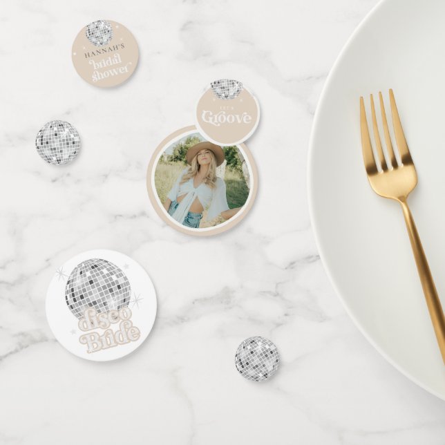 Confeti Fiesta de Despedida de Soltera con Bola de Disco R (Grupo)